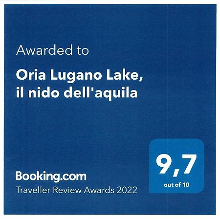 Oria Lugano Lake, Il Nido Dell'Aquila Kültér fotó